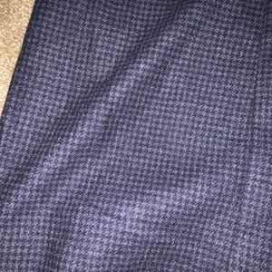 Banana Republic Navy and Black Wool Trousers